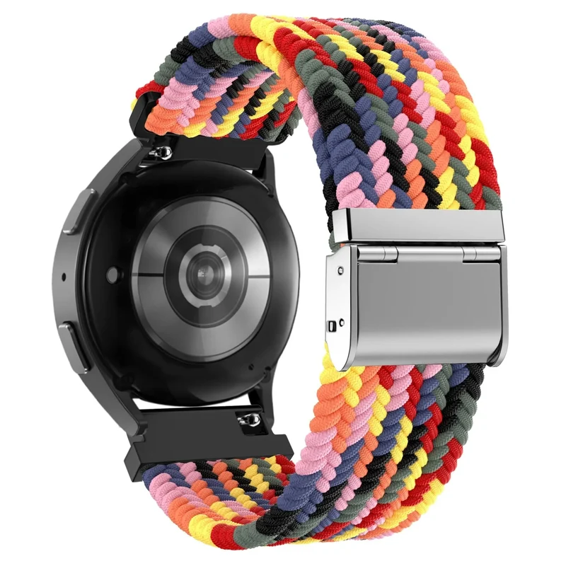 Bandz Amazfit Cheetah 2 Pro Gewebtes Nylonarmband (Farbenfroh)