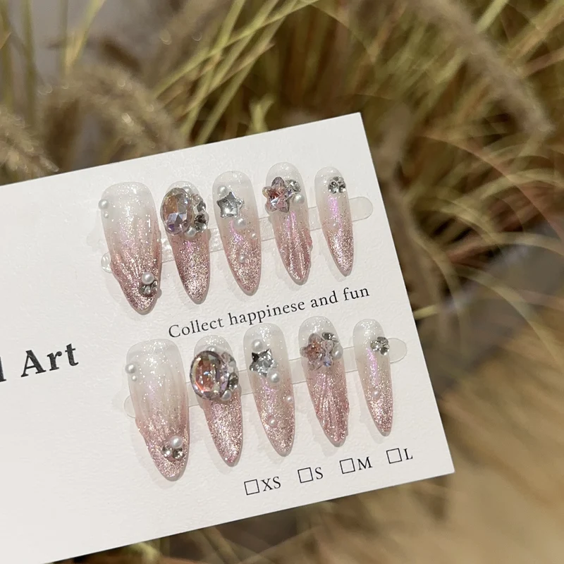 Gleitende Stiletto-Nagelkunst-Set
