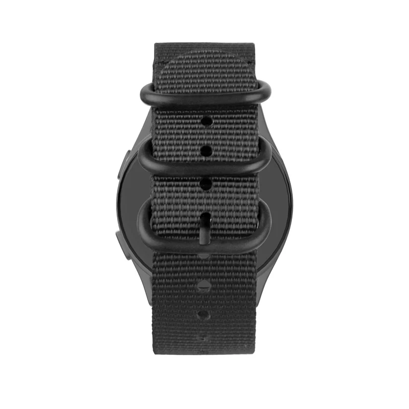 Bandz Actyve Smartwatch 20mm Schnallen-Nylonarmband (Schwarz)