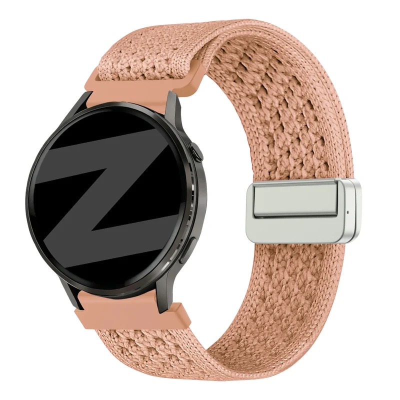 Bandz Actyve Smartwatch 20mm Vintage Nylonarmband (Antikrosa)