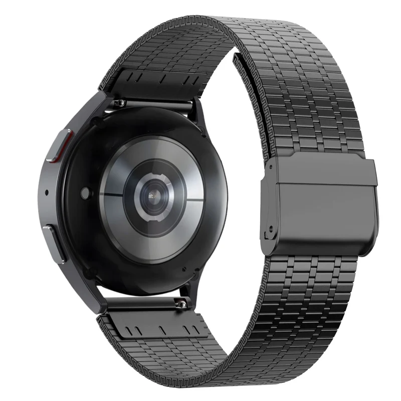 Bandz Amazfit Cheetah 2 Pro Verstellbares Stahlarmband (Schwarz)