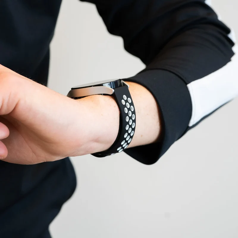 Bandz Amazfit Cheetah 2 Pro Sportarmband 'Deluxe' (Schwarz/Weiß)