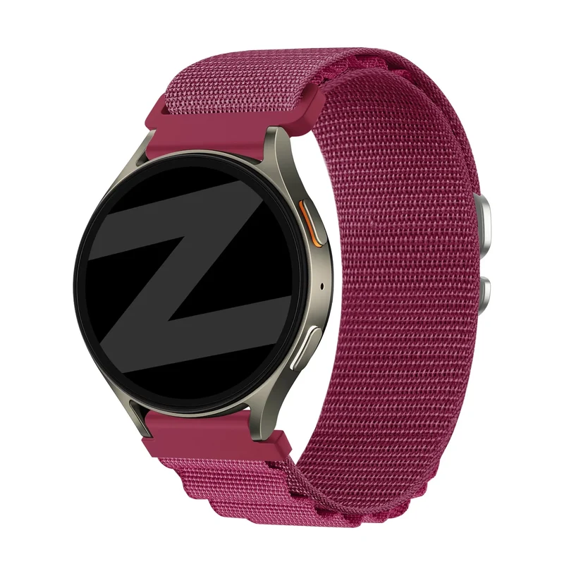 Bandz Actyve Smartwatch 20mm Alpine Armband (Rose-Rot)