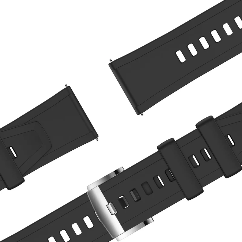 Bandz Actyve Smartwatch 20mm Silikonarmband 'Easy Fit' (Schwarz)