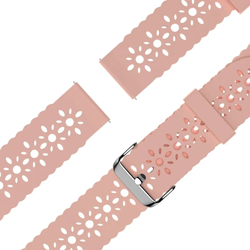 Bandz Amazfit Cheetah 2 Pro Gemustertes Silikonarmband (Rosa)
