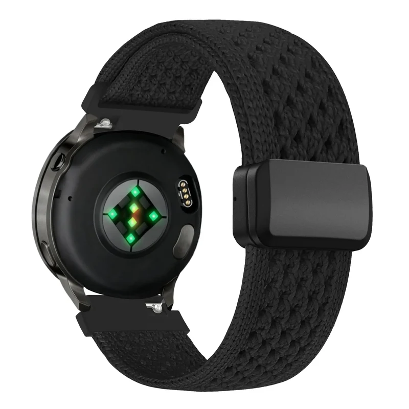 Bandz Amazfit Cheetah 2 Pro Vintage Nylonarmband (Schwarz)
