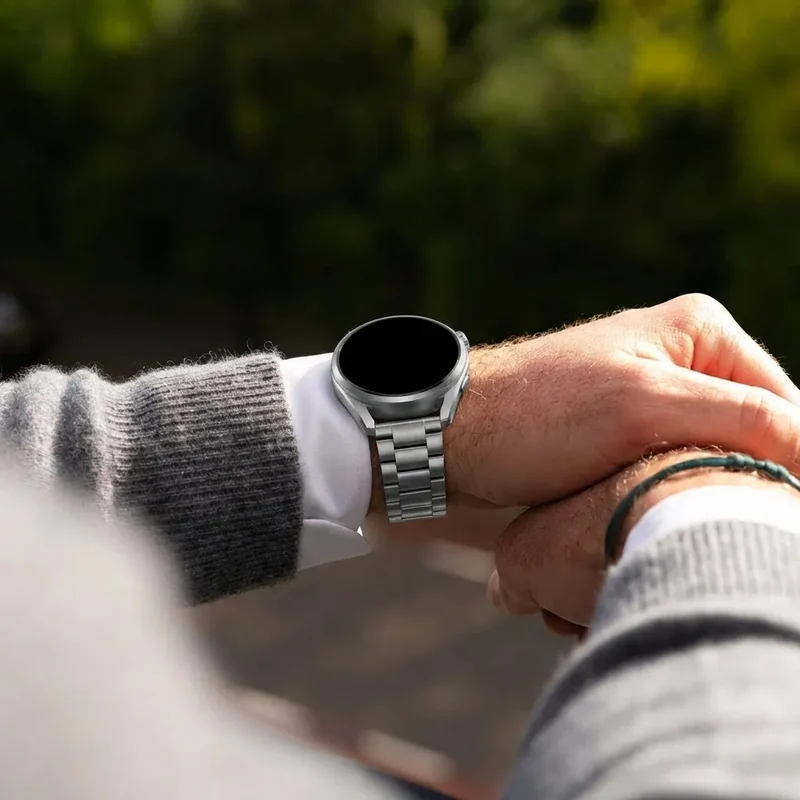 Gard Pro Health 4 Smartwatch Titanarmband 'One Push' (Graphit)