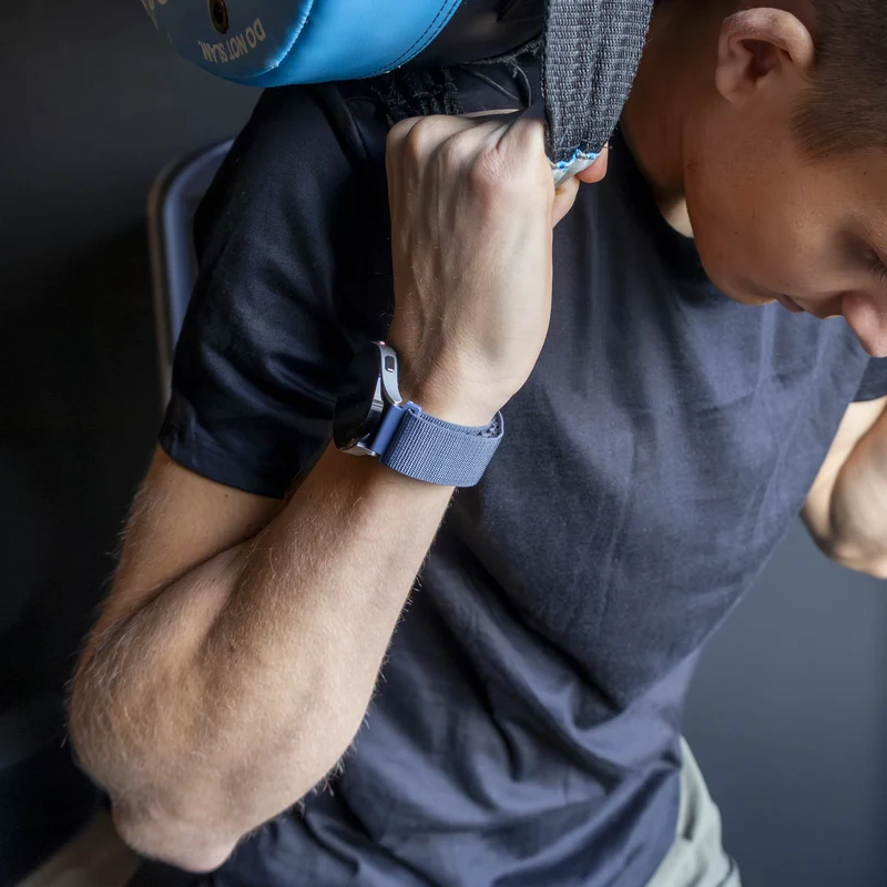 Bandz Amazfit Cheetah 2 Pro Alpine Armband (Graublau)