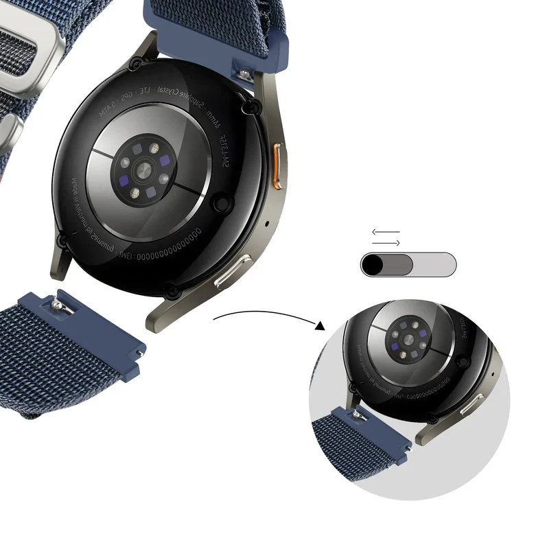 Bandz Amazfit Cheetah 2 Pro Alpine Armband (Graublau)