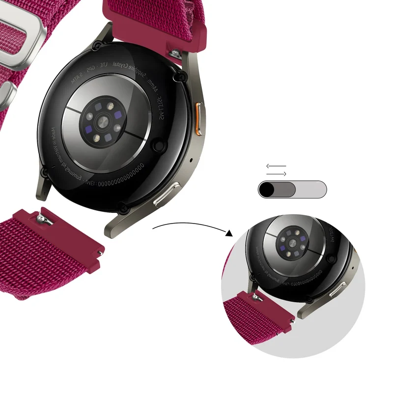 Bandz Amazfit Cheetah 2 Pro Alpine Armband (Rose-Rot)