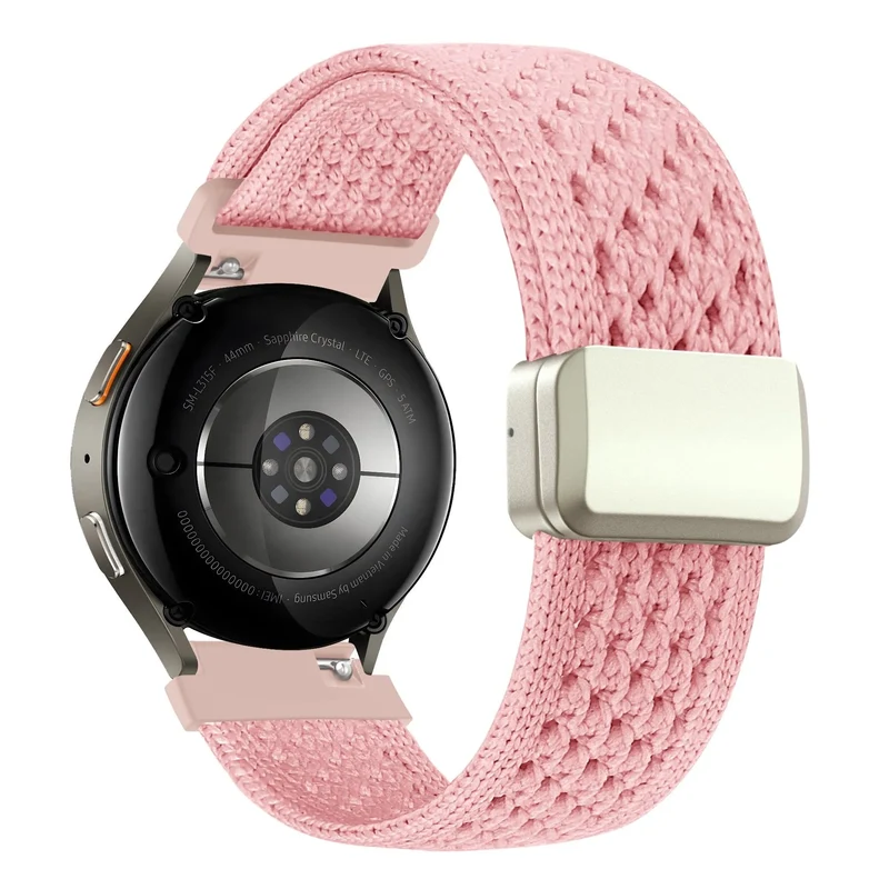 Bandz Amazfit Cheetah 2 Pro Vintage Nylonarmband (Rosa)