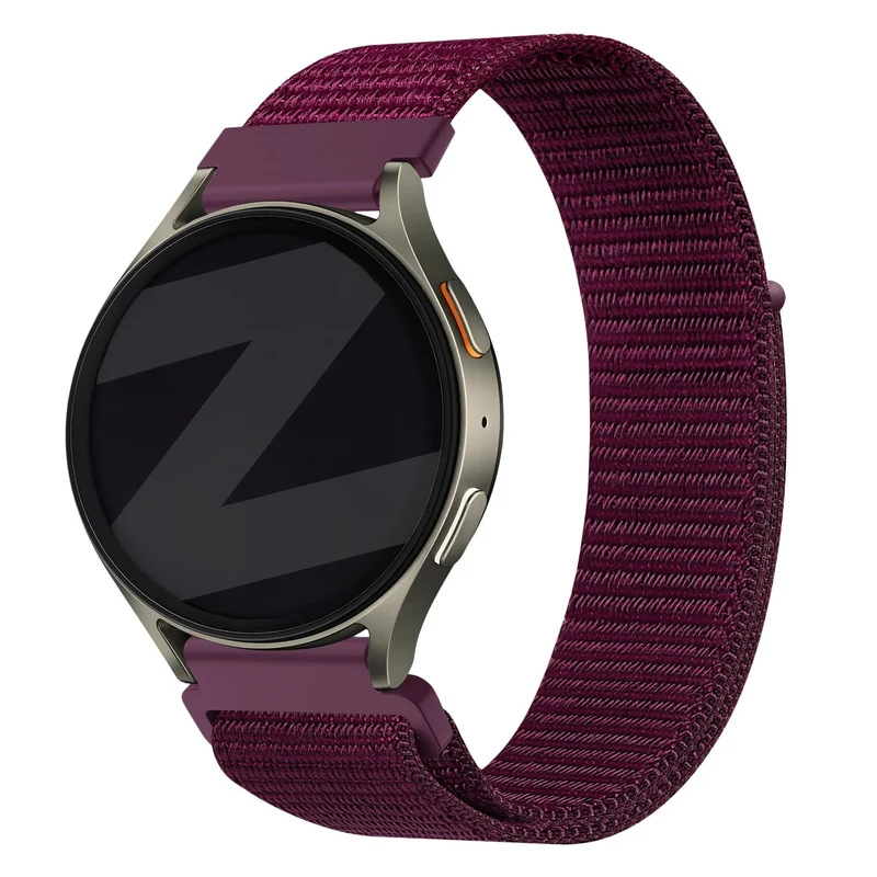 Bandz Amazfit Cheetah 2 Pro Nylonarmband 'Easy Fit' (Plum)