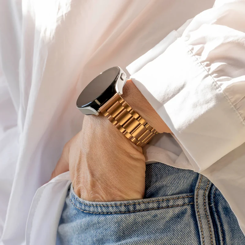 Gard Pro Health 4 smartwatch Stahlarmband (Roségold)