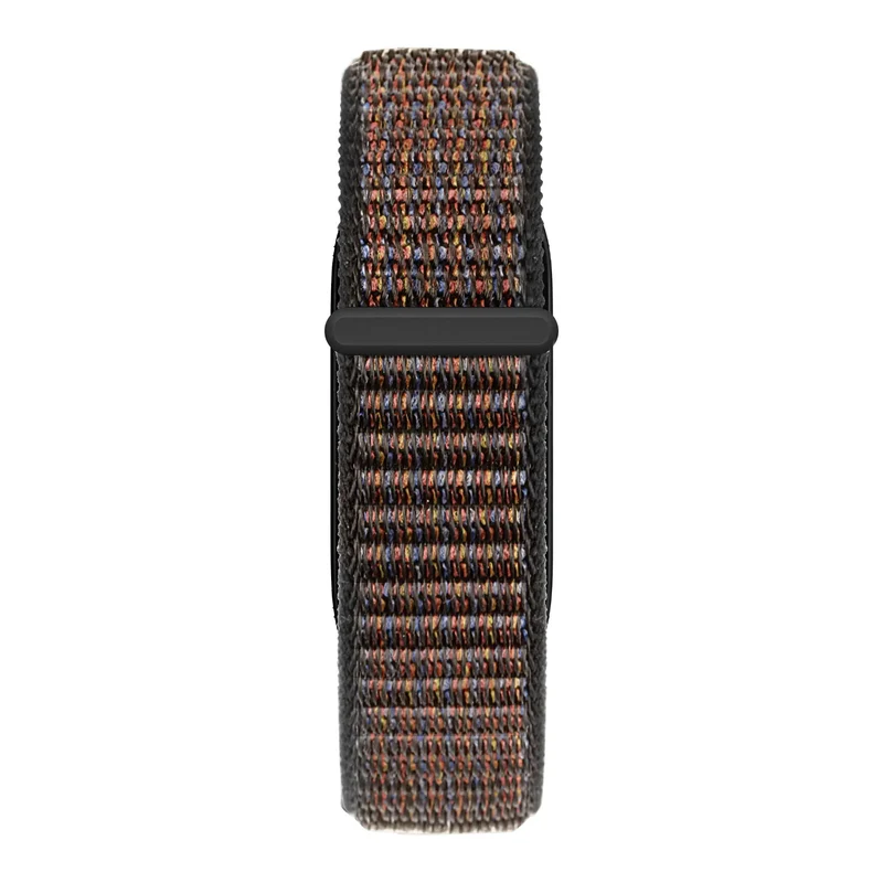 Bandz Xaomi Mi Band 6 NylonLoop-Armband (schwarze Mischung)
