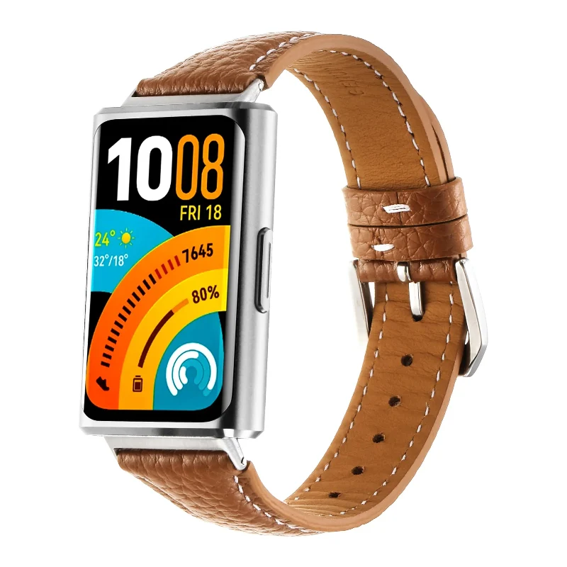 Huawei Band 11 Pro Lederarmband (Braun)