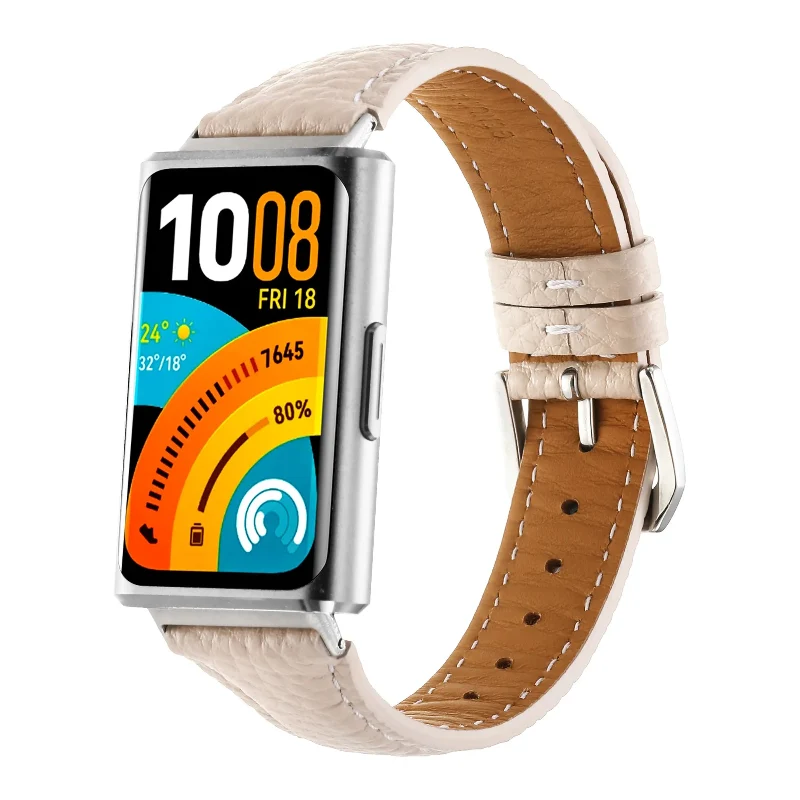 Huawei Band 11 Pro Lederarmband (Beige)
