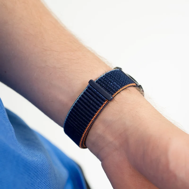 Oppo Watch X3 Nylonarmband (Marineblau)