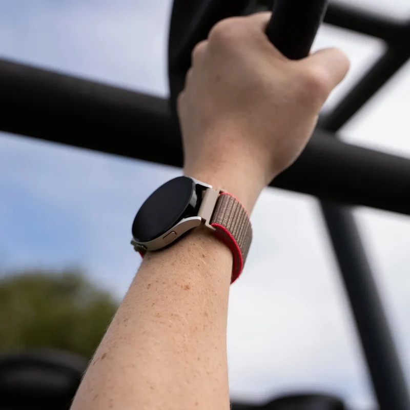 Oppo Watch X3 Nylonarmband (Neon Pink)