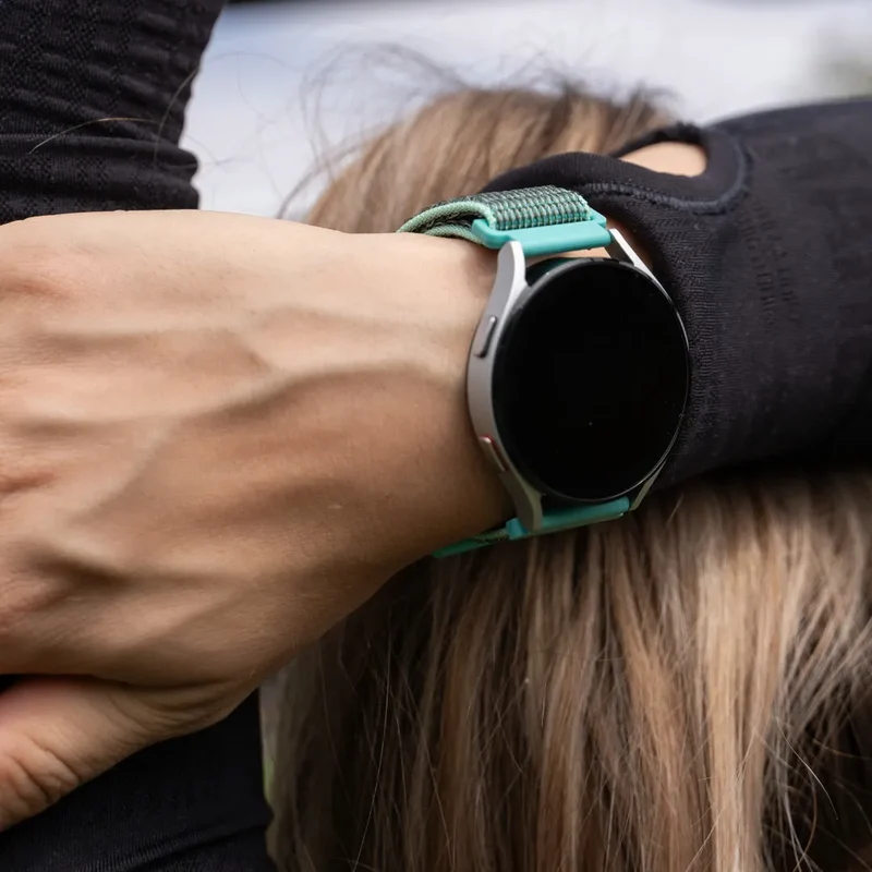 Oppo Watch X3 Nylonarmband (Mintgrün)