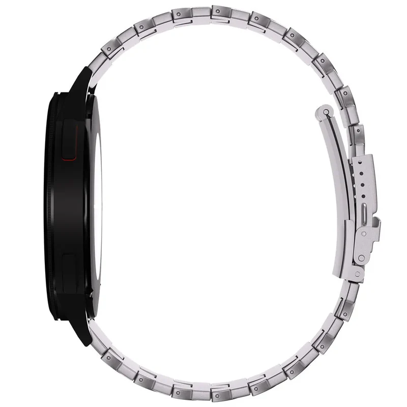 Huawei Watch GT 3 Pro 46mm Titan 'Butterfly' Armband (Silber)