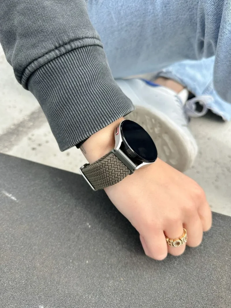 Oppo Watch X3 Verstellbar-Geflochtenes Armband (Grün)