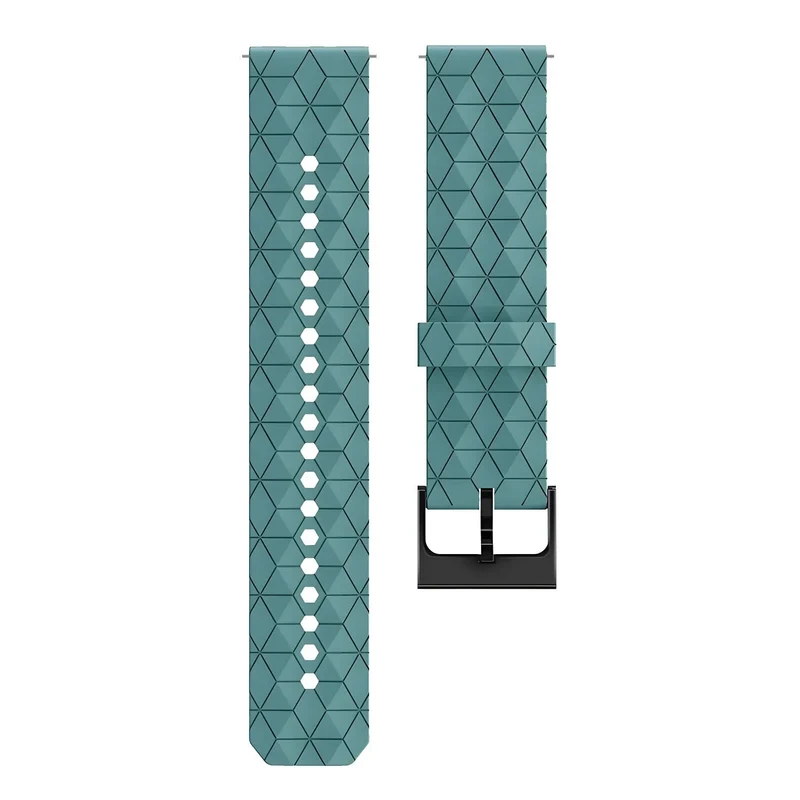 Gard Pro Health 4 Smartwatch 'Hexagon' Silikonarmband (Graublau)