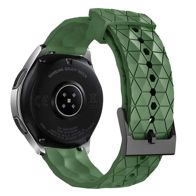 Gard Pro Health 4 Smartwatch 'Hexagon' Silikonarmband (Armeegrün)