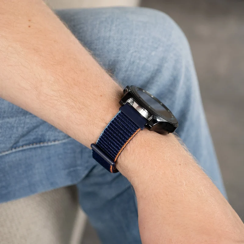 Gard Pro Health 4 smartwatch Nylonarmband (Marineblau)