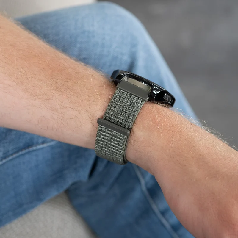 Gard Pro Health 4 smartwatch Nylonarmband (Grau/Grün)
