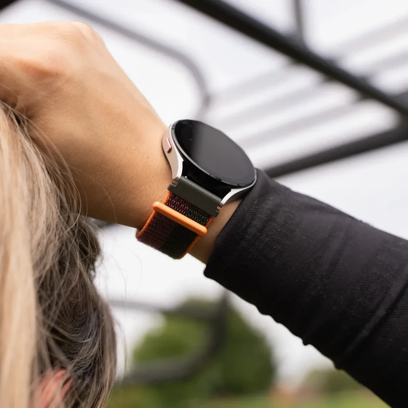 Gard Pro Health 4 smartwatch Nylonarmband (Dark Cherry)