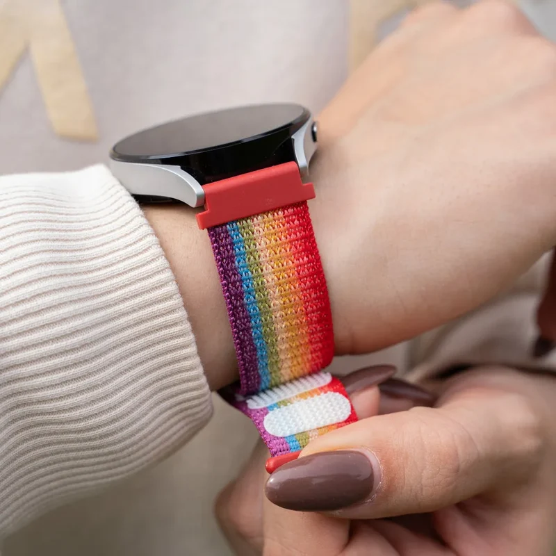 Gard Pro Health 4 smartwatch Nylonarmband (Regenbogen)