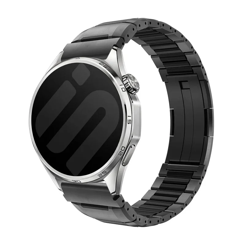 Gard Pro Health 4 Smartwatch 'One Push' Stahl-Hybridarmband (Schwarz)