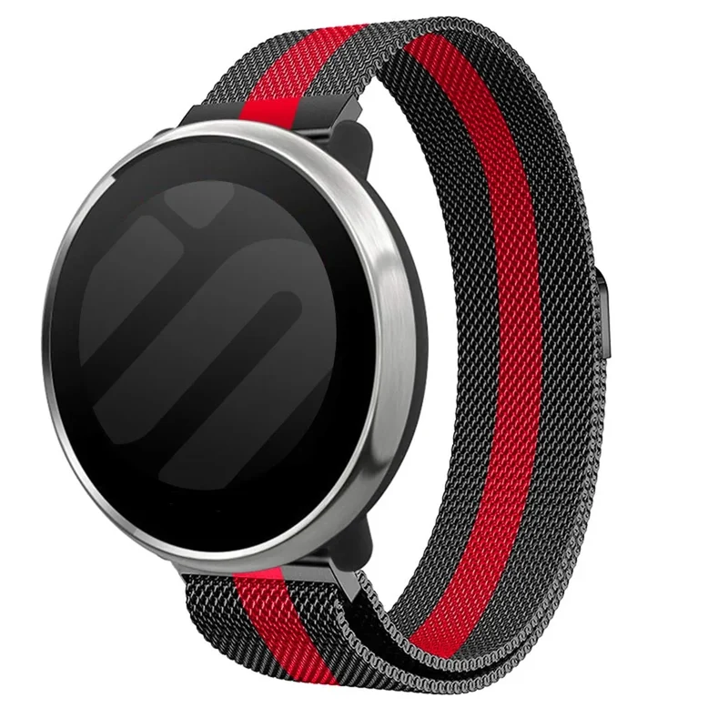 Oppo Watch X3 Milanese Armband (Schwarz/Rot)