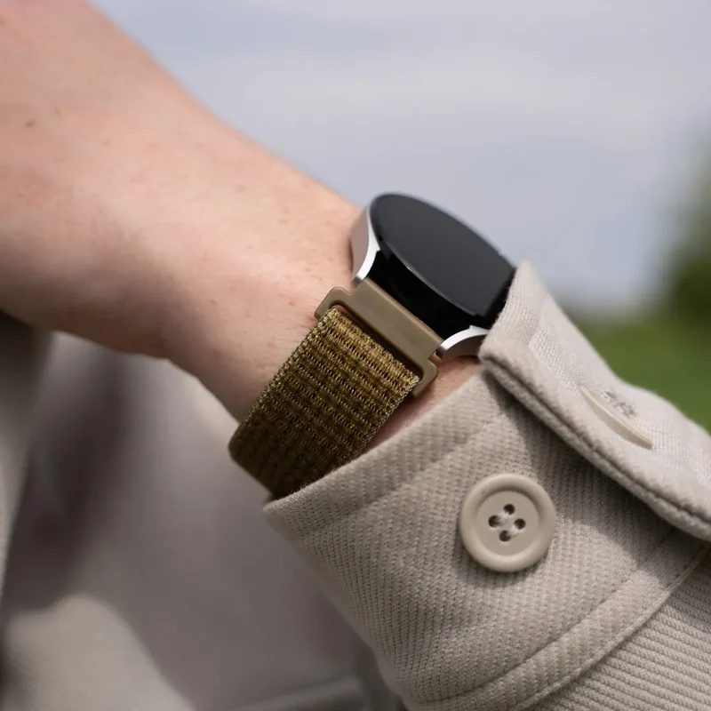 Gard Pro Health 4 smartwatch Nylonarmband (Olivgrün)