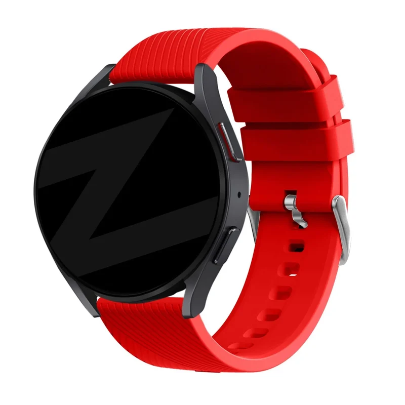 Bandz Oppo Watch X3 Silikonarmband 'Deluxe' (Rot)
