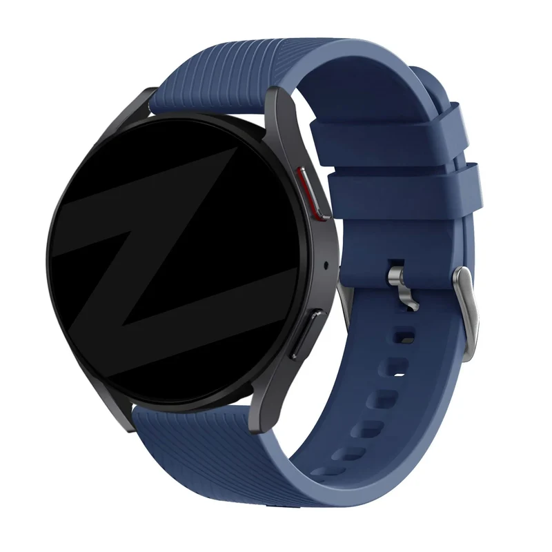 Bandz Oppo Watch X3 Silikonarmband 'Deluxe' (Dunkelblau)