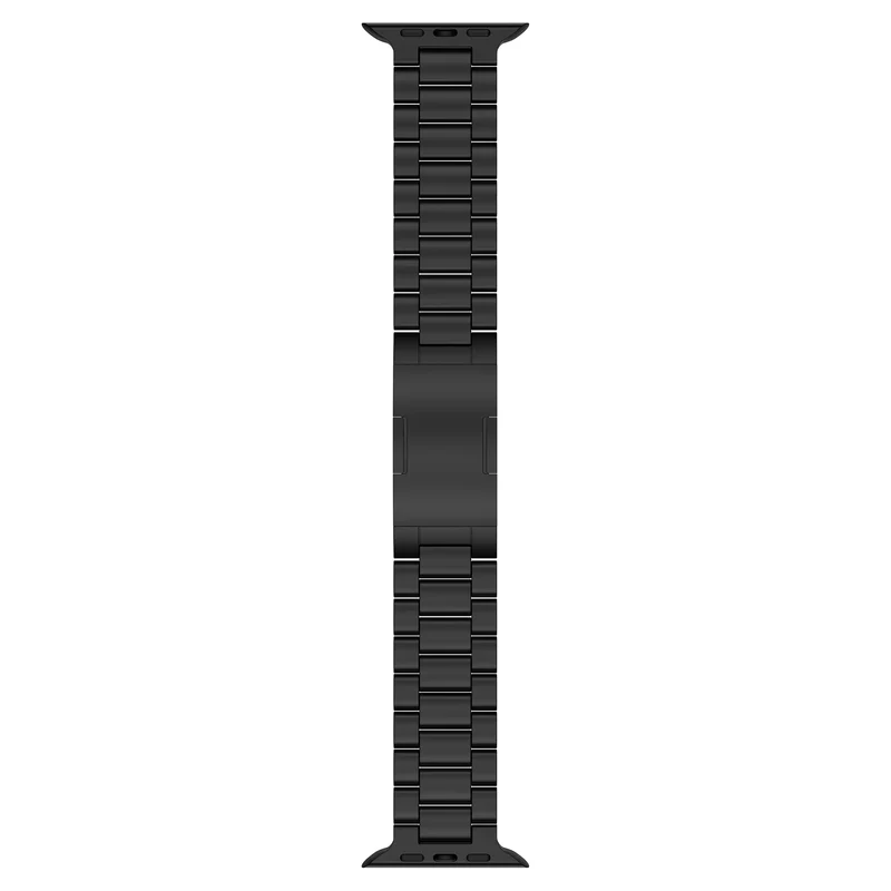 Apple Watch Raffiniert Stahlarmband (Schwarz)
