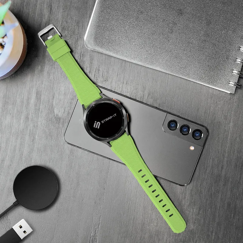 Oppo Watch X3 Twill Silikonarmband (Hellgrün)