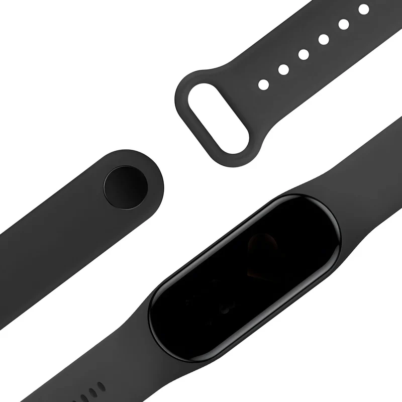 Bandz Xaomi Mi Band 6 Silikonarmband 'Classic' (schwarz)