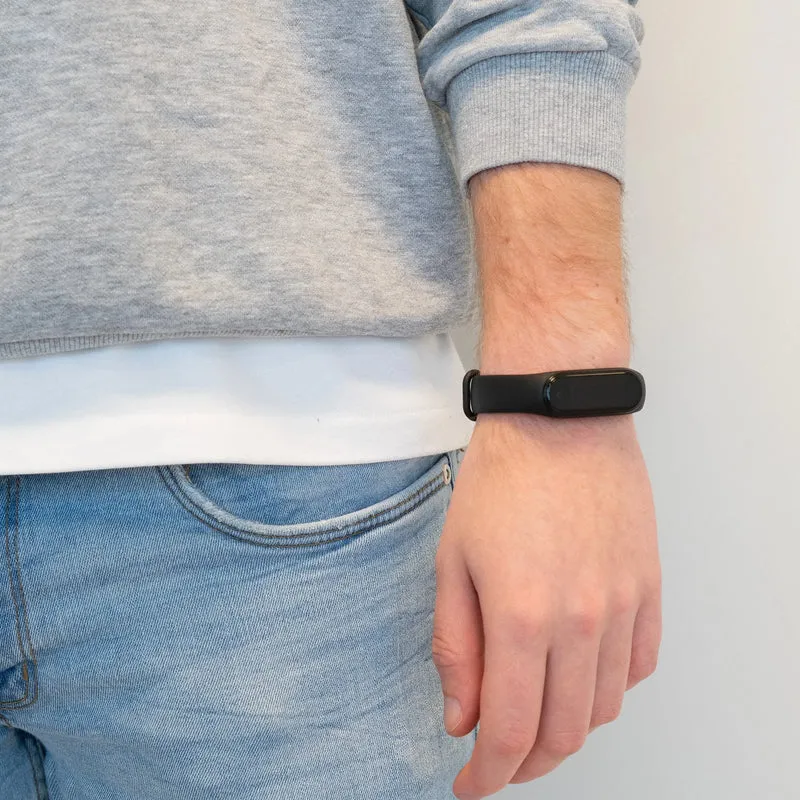 Bandz Xaomi Mi Band 6 Silikonarmband 'Classic' (schwarz)