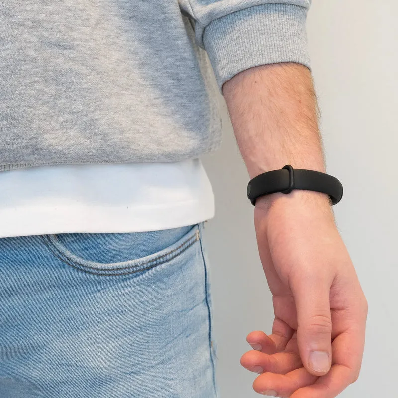 Bandz Xaomi Mi Band 6 Silikonarmband 'Classic' (schwarz)