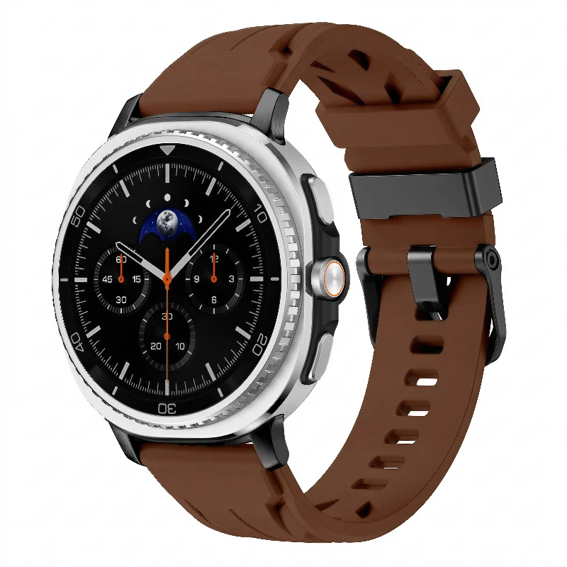 Samsung Galaxy Watch 8 - 40mm Race Silikonarmband (Braun)