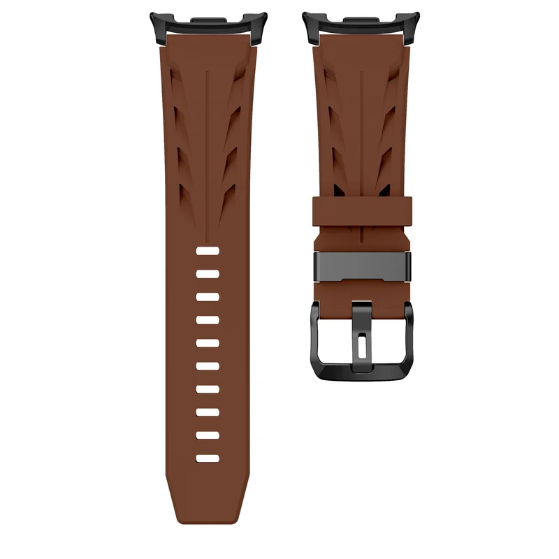 Samsung Galaxy Watch 8 - 40mm Race Silikonarmband (Braun)