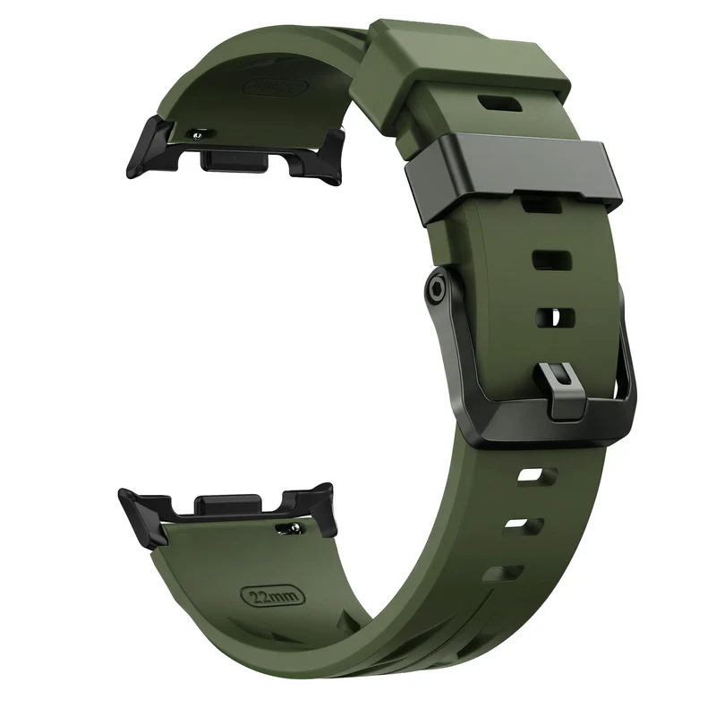 Samsung Galaxy Watch 8 - 40mm Race Silikonarmband (Armeegrün)