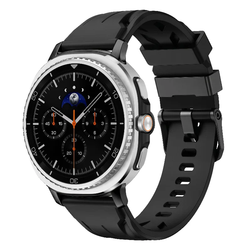 Samsung Galaxy Watch 8 - 40mm Race Silikonarmband (Schwarz)