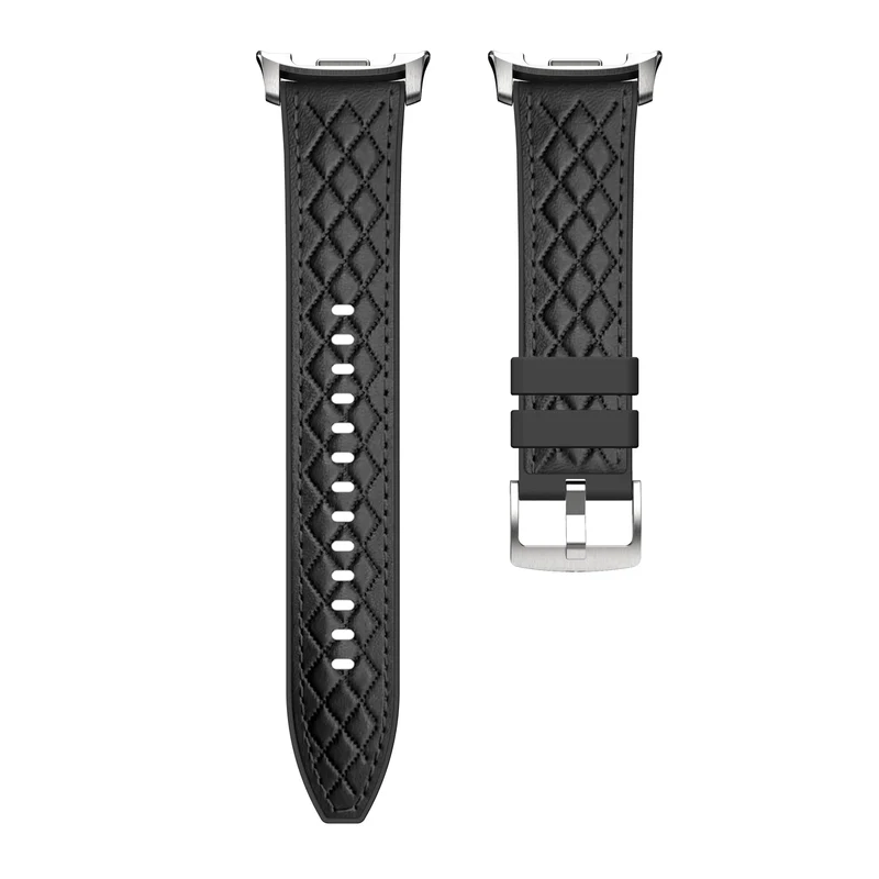 Samsung Galaxy Watch 8 Classic Diamond Hybrid Lederarmband (Schwarz)