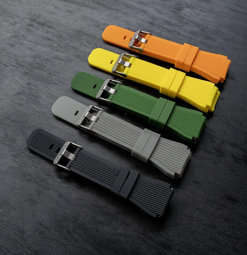 OnePlus Watch 4 - 47mm Twill Silikonarmband (Gelb)