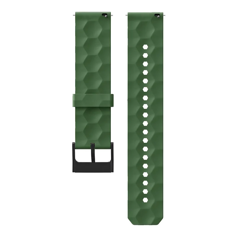 OnePlus Watch 4 - 47mm 'Hexagon' Silikonarmband (Armeegrün)