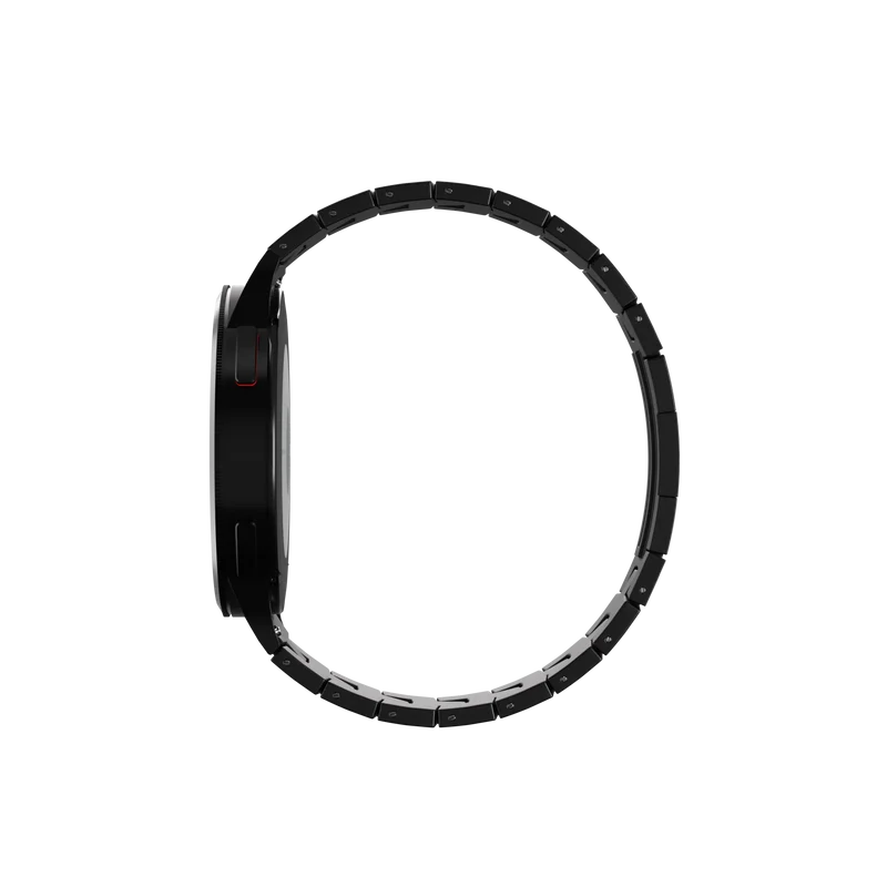 OnePlus Watch 4 - 47mm Gebürstetes Titanarmband (Flache Schließe) (Schwarz)