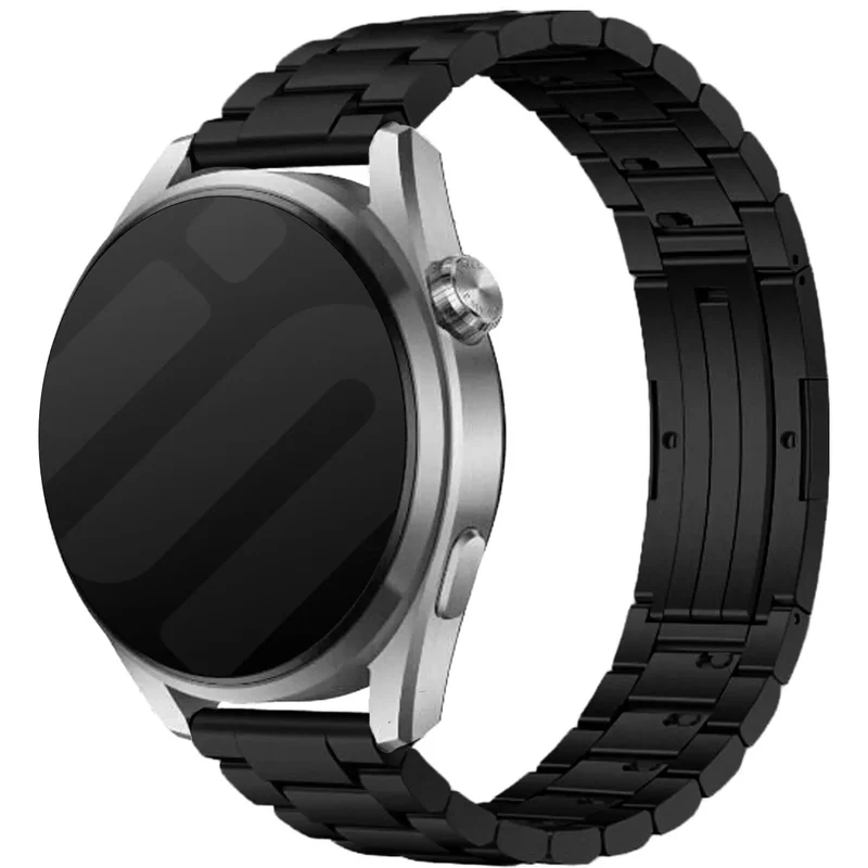 OnePlus Watch 4 - 47mm Titanarmband 'One Push' (Schwarz)